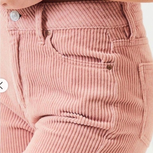 PacSun Dusty Rose Corduroy Mom Jean Pants Women’s Size 24 - Picture 3 of 8
